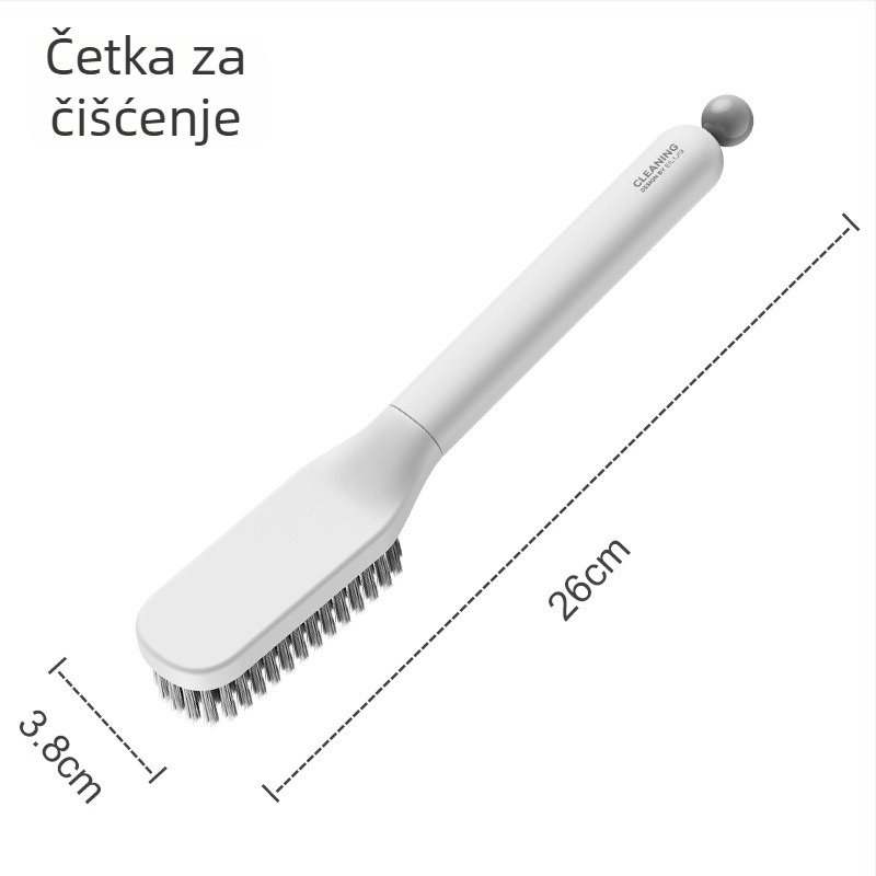 Yi lijie četka za cipele s dugim držalom, PP plastične čekinje, mekane čekinje za dezinfekciju i čišćenje cipela