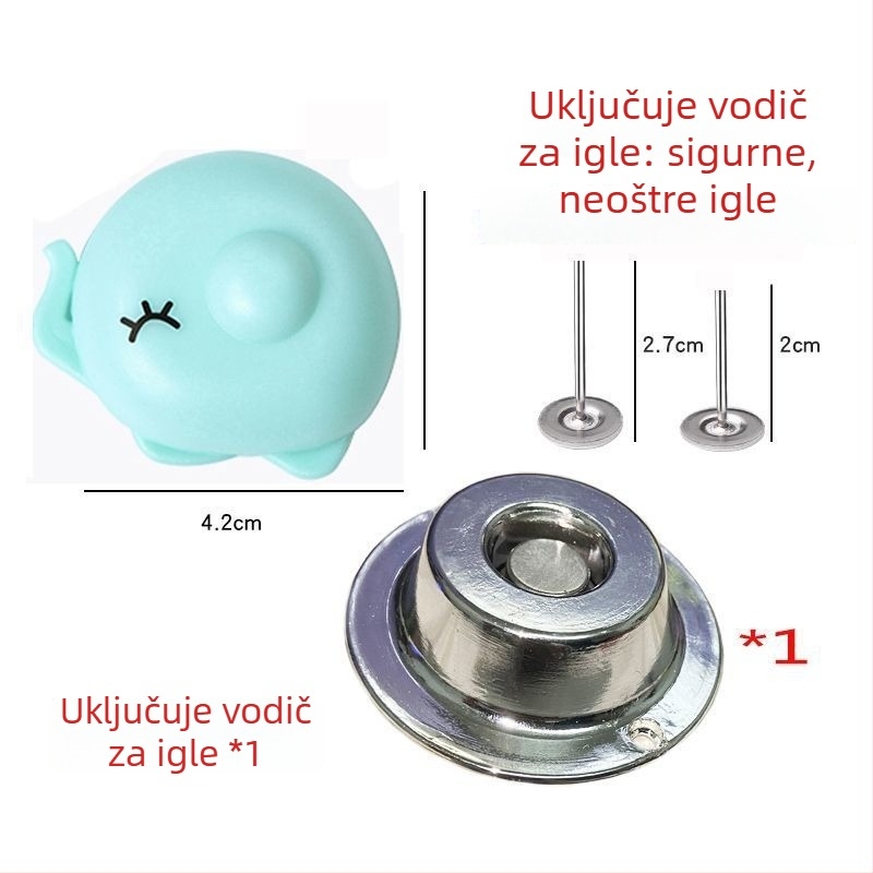 Magnetski držač za jorgan – bez igle, protuklizni gumbi za posteljinu, plastični