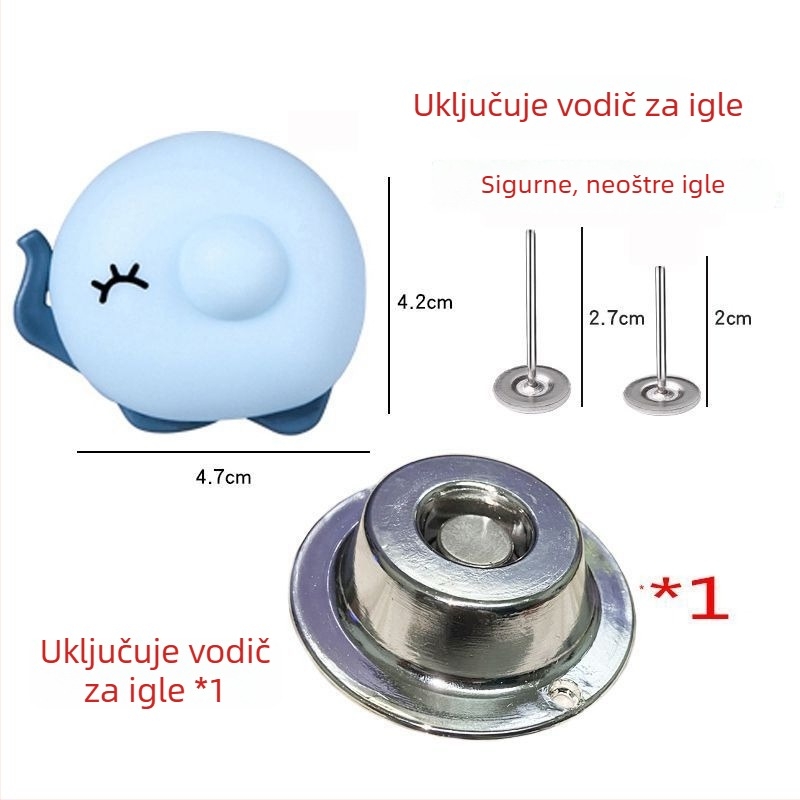 Magnetski držač za jorgan – bez igle, protuklizni gumbi za posteljinu, plastični