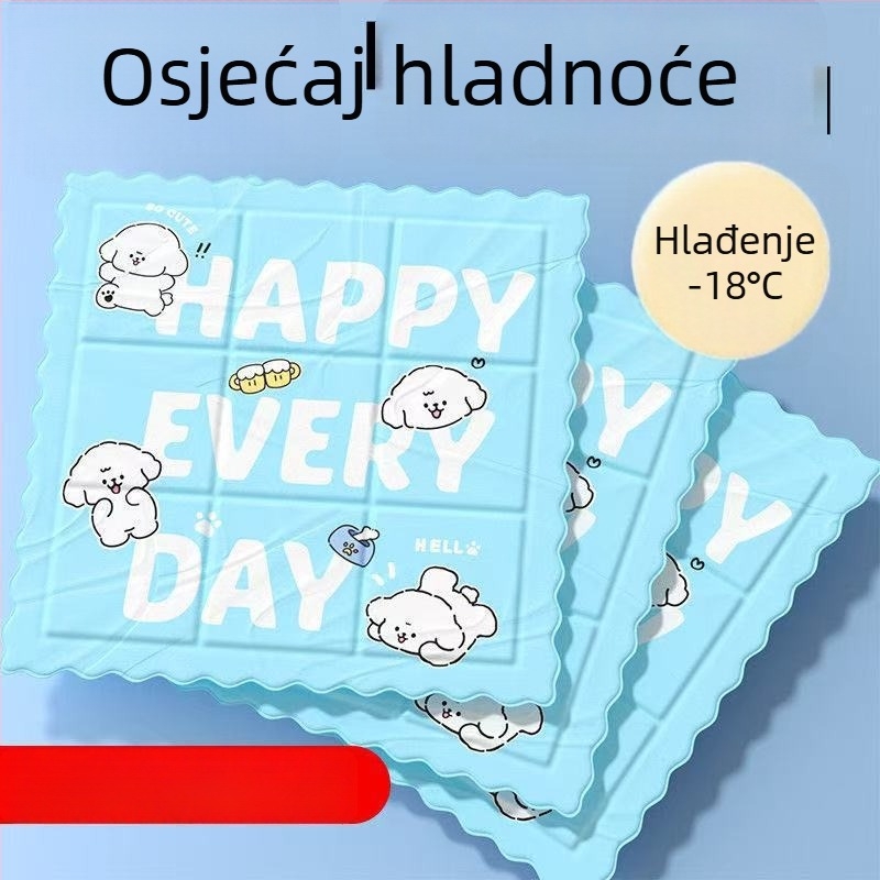 Gel jastučnica za sjedenje s punjenjem od ledenih kristala, ljetno hlađenje, podmetač za stolac u uredu