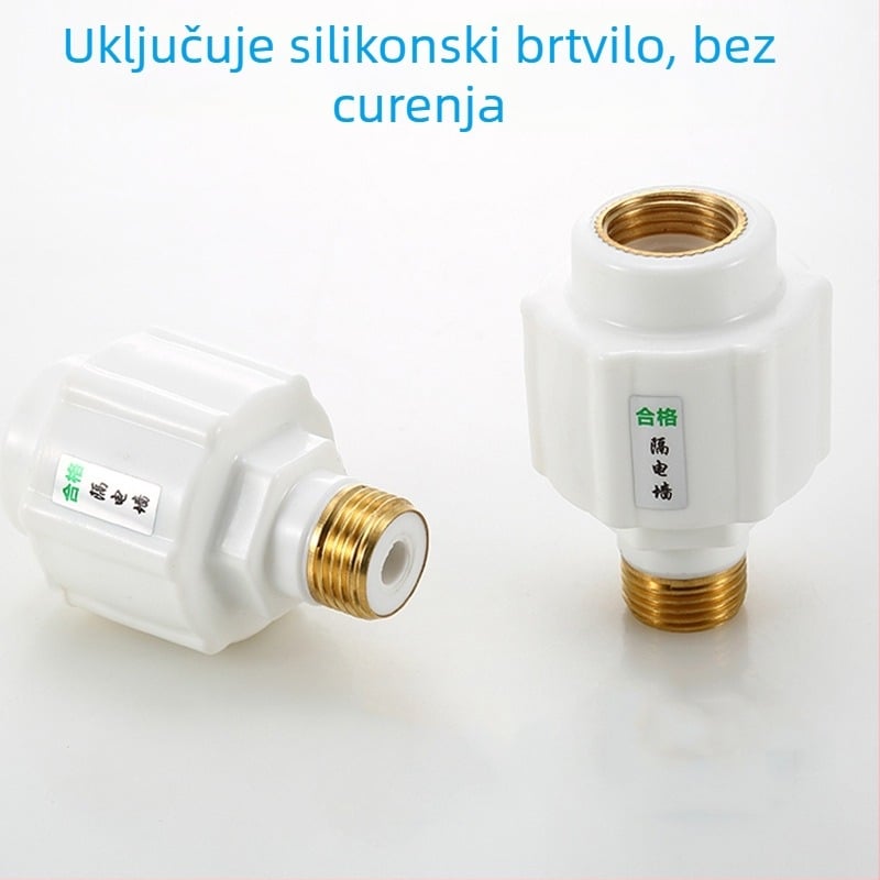 Sigurnosni ventil za kućni električni bojler, PP materijal, moderni minimalistički stil.