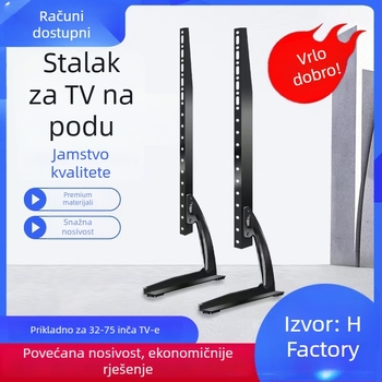 Stolni stalak za televizor za pametne zaslone - Kompatibilan s pametnim zaslonima - Hladno valjani čelik - Težina 2 kg