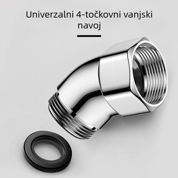 Tuš koljeno spojnik 135° od bakra, Scz fir, moderni minimalistički stil