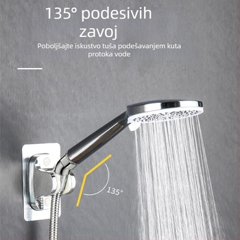 Tuš koljeno spojnik 135° od bakra, Scz fir, moderni minimalistički stil