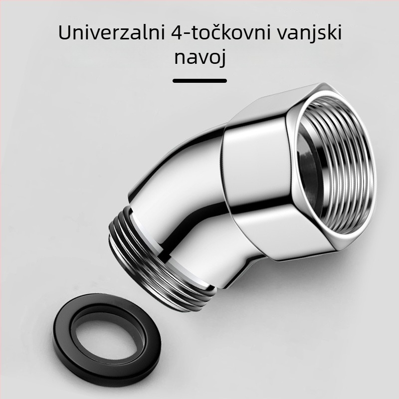 Tuš koljeno spojnik 135° od bakra, Scz fir, moderni minimalistički stil
