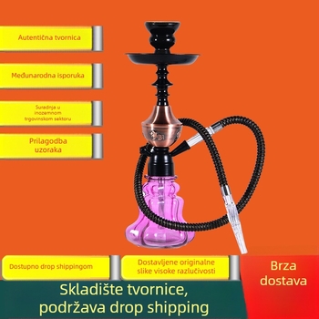 Set nargile od metala i stakla - prilagodljiv logo - licencirani privatni brend - moderni/boemski stilovi