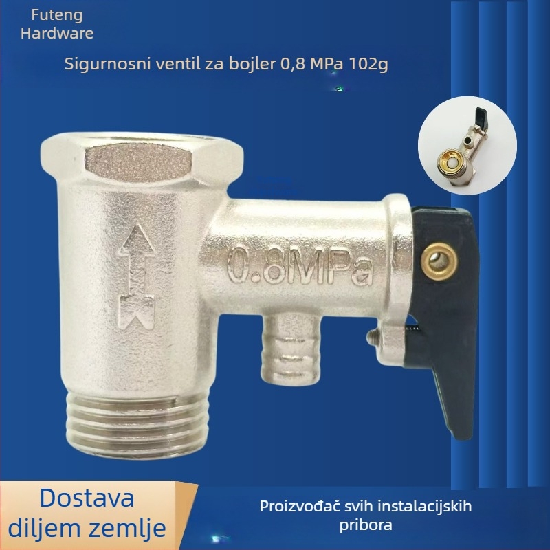Mesing sigurnosni ventil za Midea Kitchen Treasure električni bojler, 102 g, ventil za oslobađanje tlaka i provjerni ventil