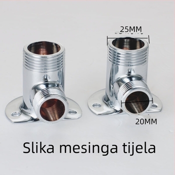 Adapter za slavinu s pretvaranjem s skrivenog na otvorenu montažu • Bakar • Kiss of the Wolf • Moderan minimalist stil • Prilagodba: Da