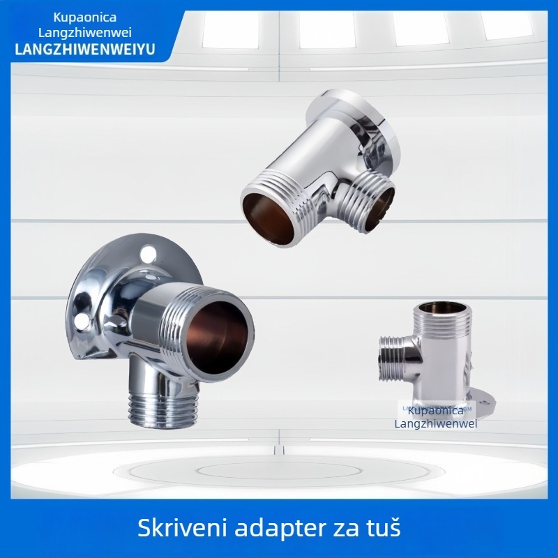 Adapter za slavinu s pretvaranjem s skrivenog na otvorenu montažu • Bakar • Kiss of the Wolf • Moderan minimalist stil • Prilagodba: Da