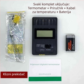 TM-902C Industrijski prehrambeni digitalni sondni termometar, brzo mjerenje pri visokim temperaturama
