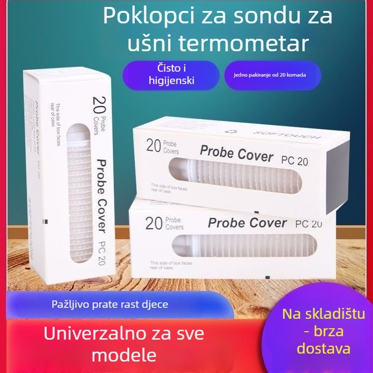 Univerzalni zaštitni omotač za ušni termometar (Vrsta: Drugi termometri; Bez prilagođavanja)