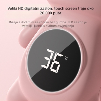 Termometar za vodu za bebe, visoka preciznost mjerenja temperature za kupanje, digitalni zaslon, mogućnost prilagodbe