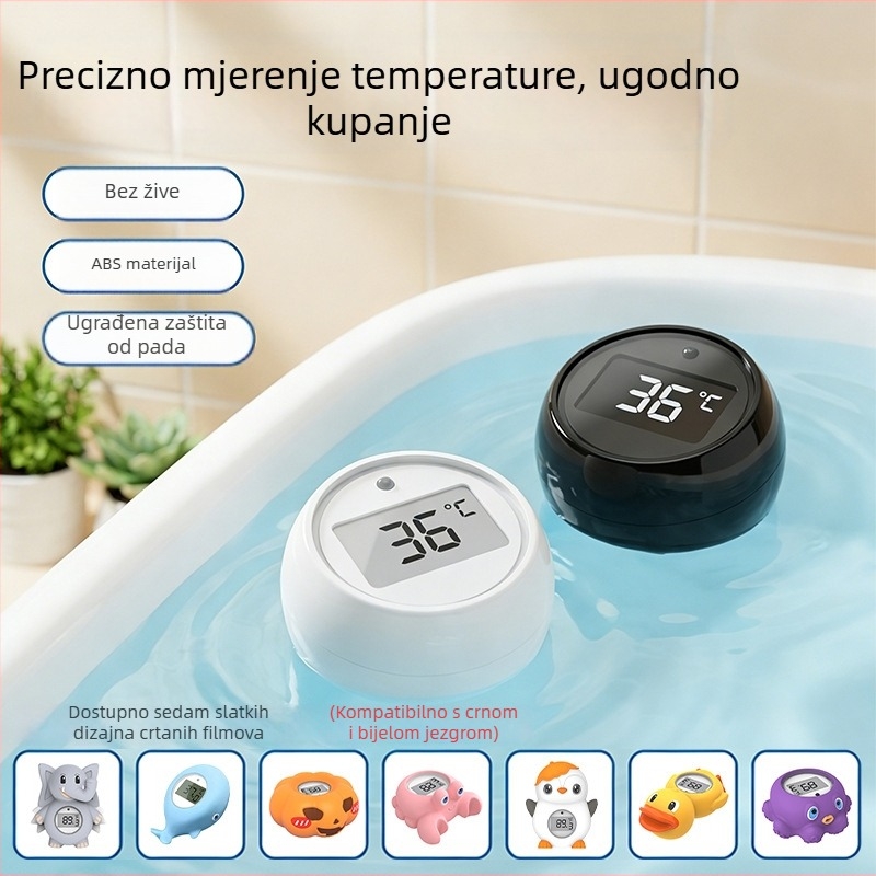 Baby termometar za kupanje CSY-1011 s digitalnim prikazom i CE/ROHS/CPC/UKCA certifikatima