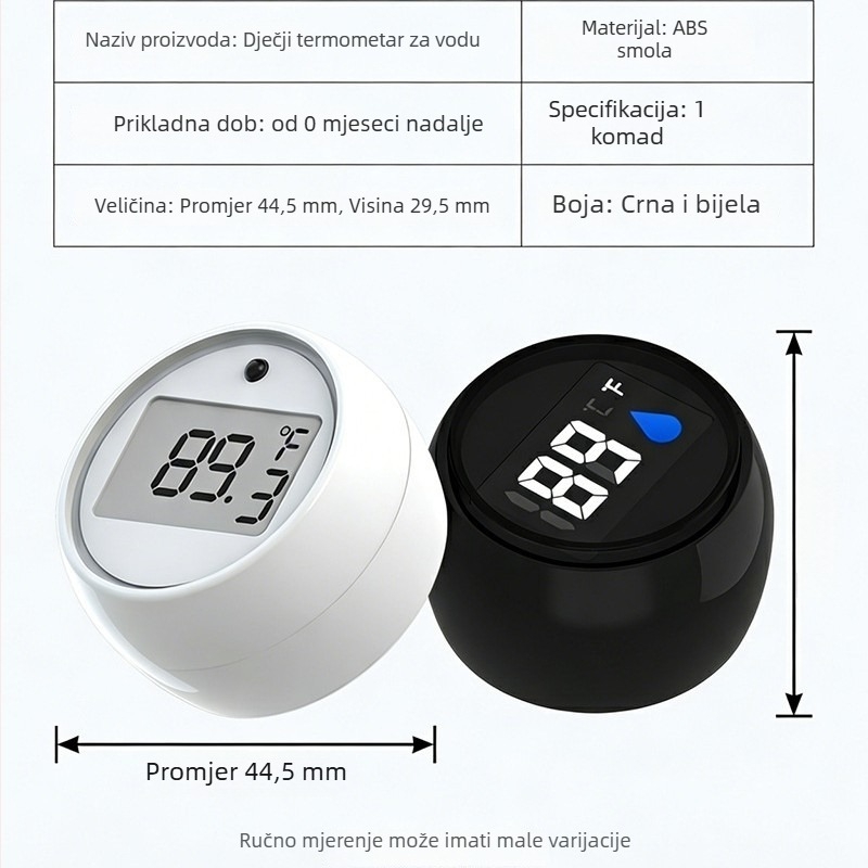 Baby termometar za kupanje CSY-1011 s digitalnim prikazom i CE/ROHS/CPC/UKCA certifikatima