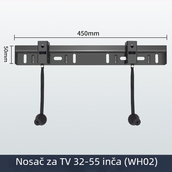 Prošireni univerzalni ultra-tanki zidni nosač za televizor WH02/WH03/WH04