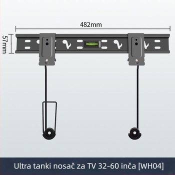 Prošireni univerzalni ultra-tanki zidni nosač za televizor WH02/WH03/WH04