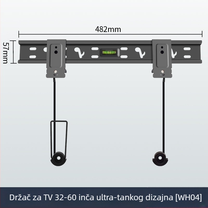 Prošireni univerzalni ultra-tanki zidni nosač za televizor WH02/WH03/WH04