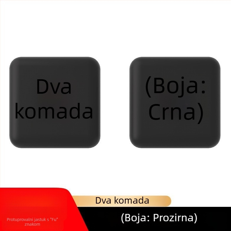 Protuklizni jastučić za kvaku vrata s blagoslovnim natpisom, PVC, zidna montaža