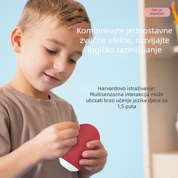 Magic Beans silikonovo elektroničko klavijatura igračka za djecu 4–6 godina
