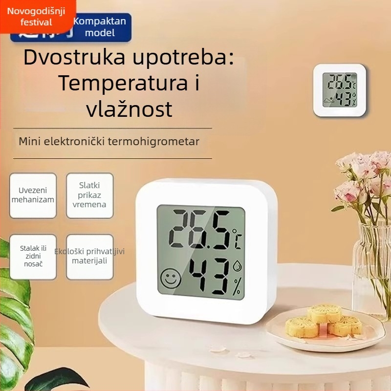 Termometar za prostoriju, model Indoor Thermometer, rezolucija temperature 100, podrijetlo Zhejiang, pakiranje 300 komada