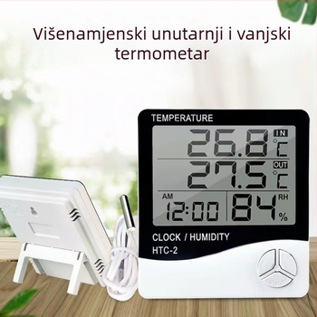 HTC-2 Termometar za prostoriju, rezolucija 0,1°C, prilagodljiv