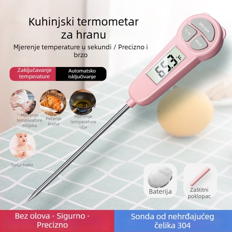 Termometar za vodu i bebino mlijeko – termometar hrane za mjerenje temperature vode