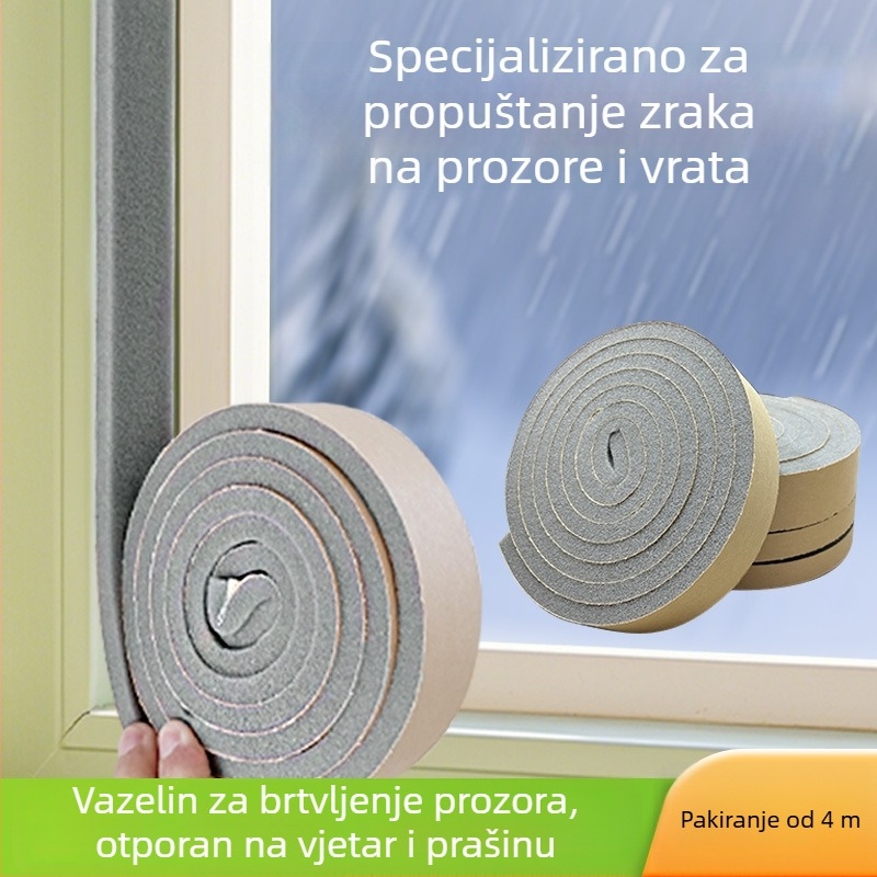 Kutna brtvila za prozore – brtvi protok zraka, zvučnu i prašinu zaštitu, otporna na habanje, Kaishengwei