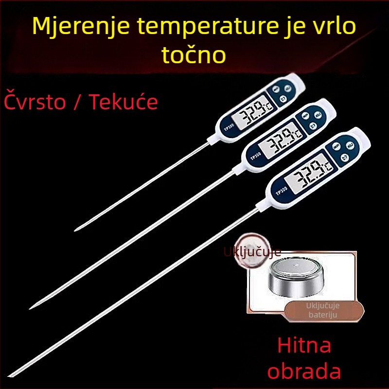 Kuhinjski vodeni termometar visoke preciznosti, model 4533; rezolucija temperature 1°C; nije uvezen