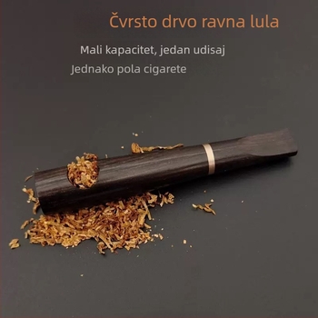 Pipa od Huanghuali i sandalovog drveta, ravni dizajn, filtr aktivnog ugljena