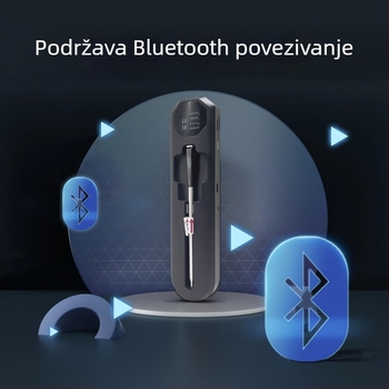 Bežični termometar za meso s Bluetoothom, upravljanje aplikacijom, za roštilj i kuhinju, rezolucija 1°C/2°F