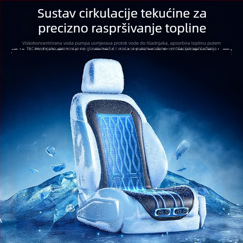 Cafel 2024 Ljetna Podloga Za Sjedište Automobila S Poluvodičkim Hlađenjem, Vrhunska Udobnost Za Sve Sezone