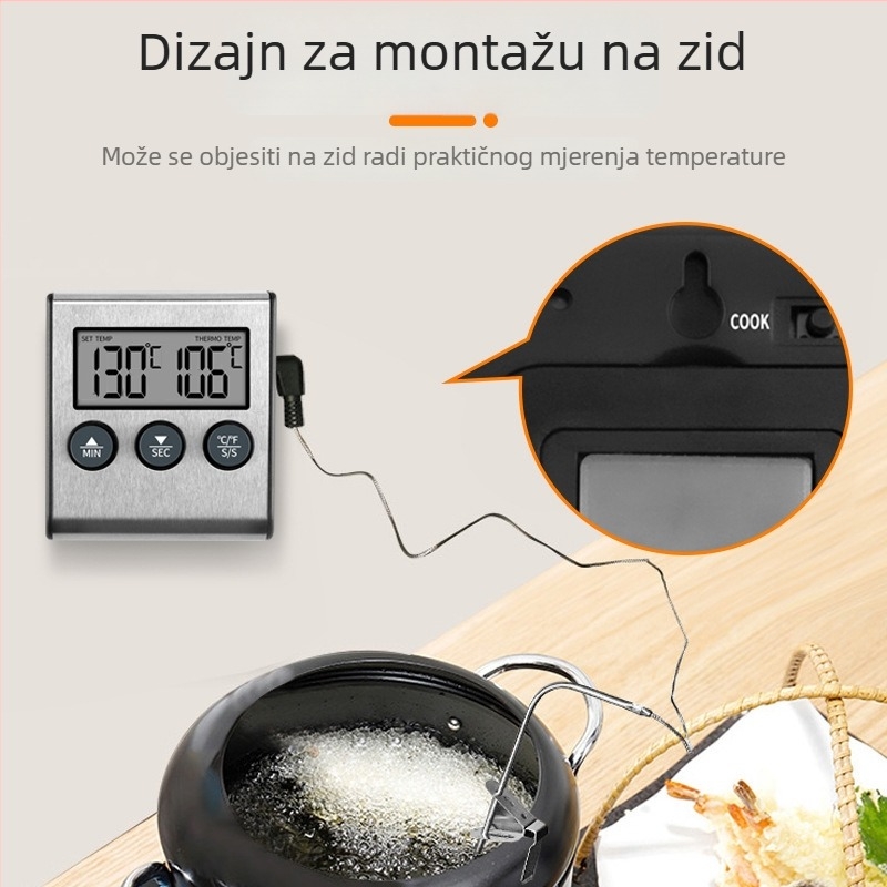 Termometar za hranu, rezolucija 0.1°C, kutija od 100 komada, obrada i prilagodba dostupni