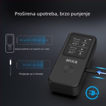 Bluetooth termometar za hranu, 2 sonde, IP67 vodootporan, 1°C rezolucija