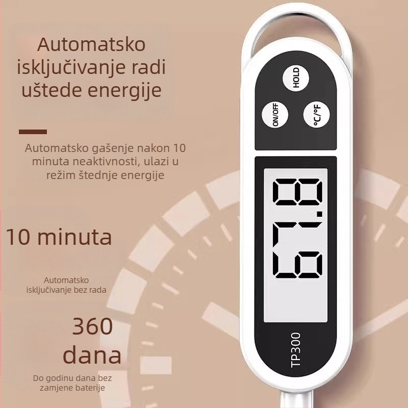 Cool smooth termometar za vodu s elektroničkim senzorom – visoka preciznost u kuhinji