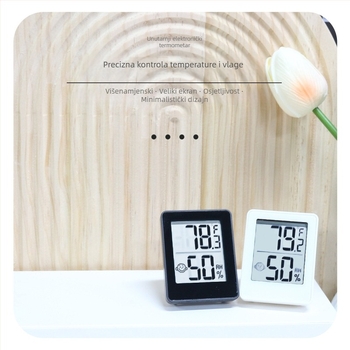HAPCLOCK hladnjak termometar, magnetni, rezolucija 0.1°C/°F, prikazuje °C i °F