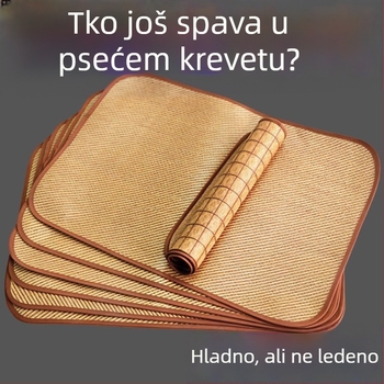 Bambusova rashladna podloga za pse – sve sezone, otporna na kidanje, podloga za kavez
