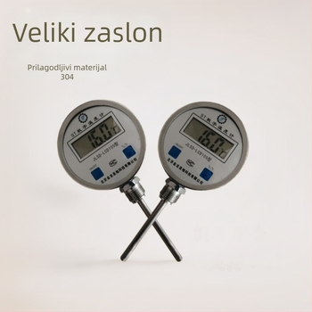 Bimetalni termometar s dvostrukim mjerenjem, otporan na visoke temperature, industrijsko mjerenje temperature