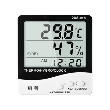 Digitalni mjerač temperature i vlage za kućnu upotrebu – Qili Digital, napajan AAA baterijom