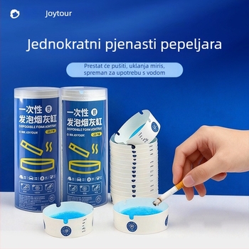 Jednokratna pepeljara od pjene, otporna na prašinu i pijesak, debela i čvrsta, za hotel, dom i ured