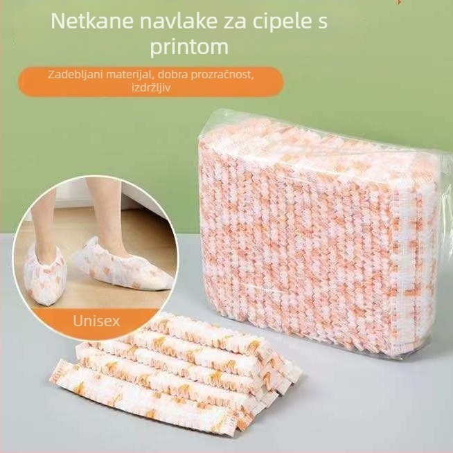 Poklopci za cipele od netkanog materijala s otiskom crtanih likova, unutarnja protuklizna zaštita, otporni na habanje, zaštita od prašine, jednokratni, za računalne sobe, odrasle i učenike
