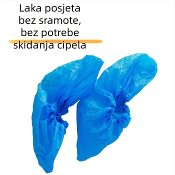 Jednokratne navlake za cipile od netkanog materijala, debele, protuklizne, 3 g debljina, 100 komada u pakiranju, za svakodnevnu kućnu uporabu