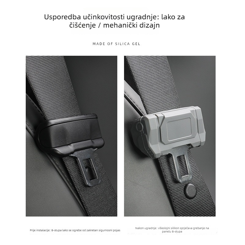 Silikonski unutarnji omotač sigurnosnog pojasa automobila, model Pole krypton 001 – Mecha-stil, prilagodljiva proizvodnja, licencirana privatna oznaka