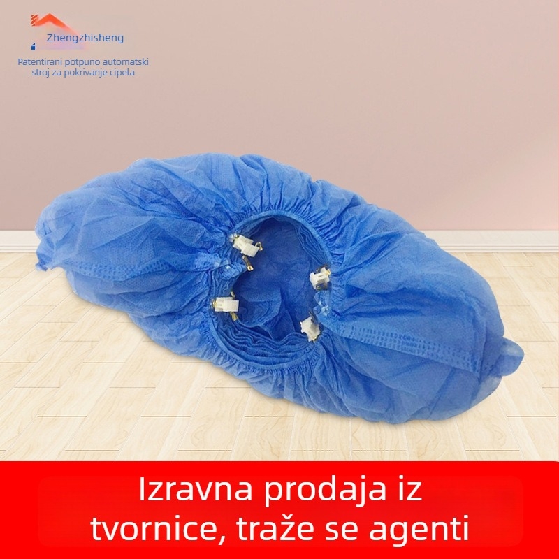 Jednokratne zaštitne navlake za cipele, prozračne i otporne na prašinu, s T-kukom, od netkanog materijala, 50 komada u pakiranju