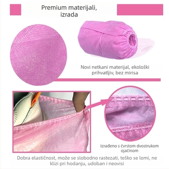 Jednokratne navlake za cipele od netkanog materijala, zaštita od prašine, univerzalna primjena, 2000 komada po vrećici