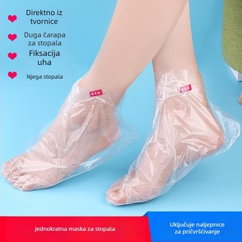 Jednokratne plastične navlake za stopala, debeli, prozirne, debljina 1