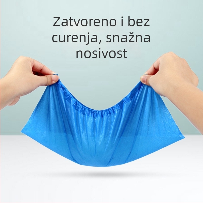 Jednokratne navlake za cipele od CPE-a, prašnj zaštitne, niski vrh, za prašnjave radionice, prehrambene radionice, prostorije za modele i računala