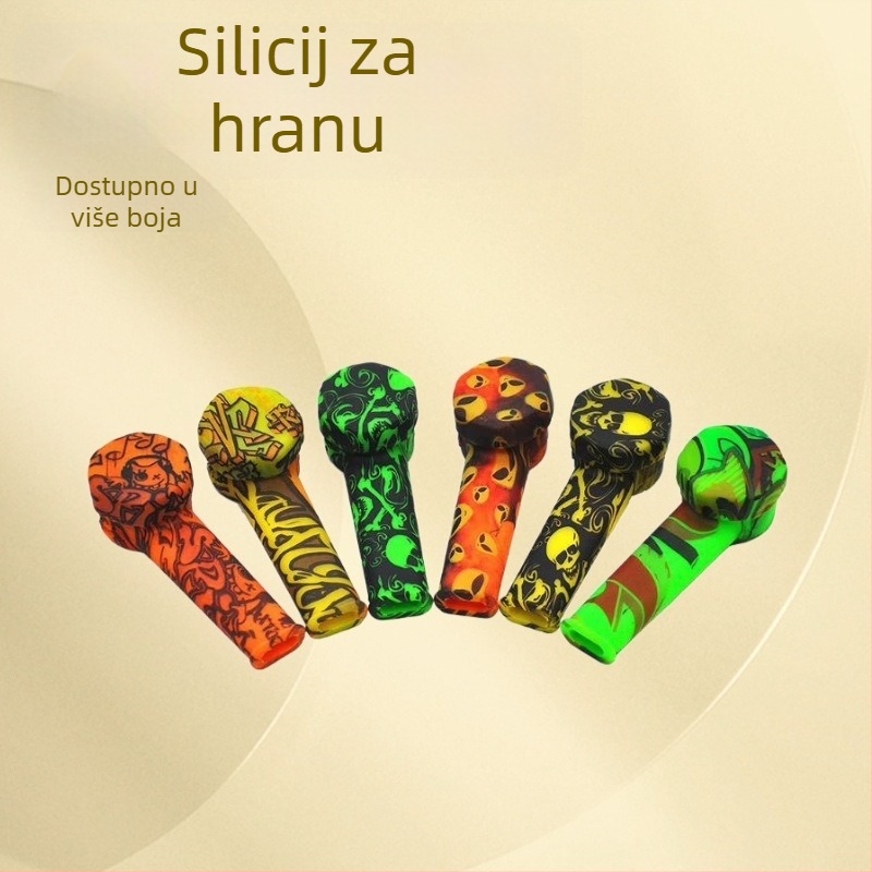 Silikonska lula, marka Bosheng, višekratna upotreba, 1000 komada po kartonu
