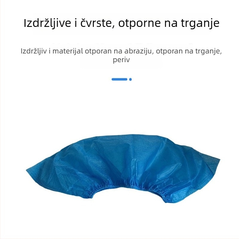 Jednokratne navlake za cipele od netkane tkanine, debeli, protuklizne, za unutarnju upotrebu, odrasli, univerzalna veličina