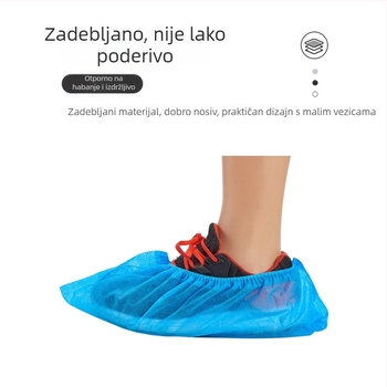 Jednokratne navlake za cipele, debeli netkani materijal, za unutarnju upotrebu, za djecu i učenike, protuklizne, zaštita od prašine, ekstra debeli