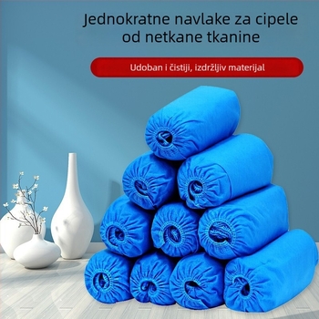 Jednokratne navlake za cipele od netkanog materijala, debelog sloja, protiv klizanja, za goste, pakiranje 20 komada